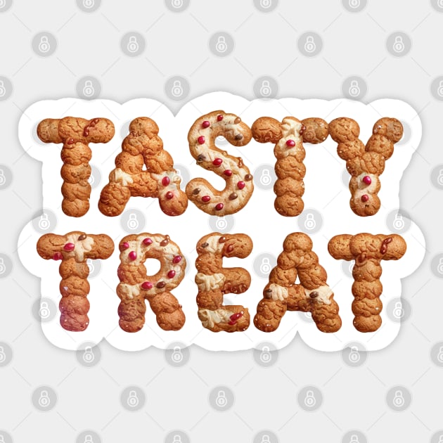 Tasty Treat Flirty Shirt baked yummies. Sticker by Vixen Games